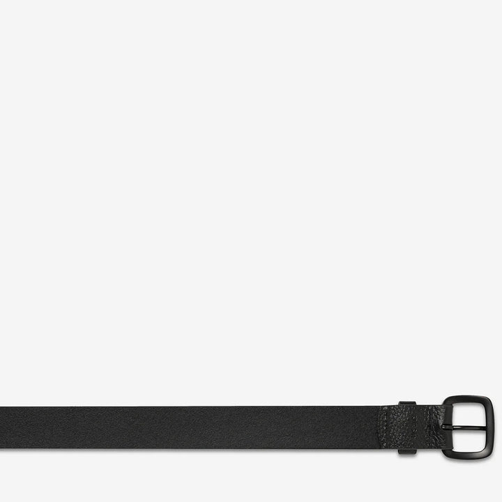 Status Anxiety Ease Up Belt-Black/Black