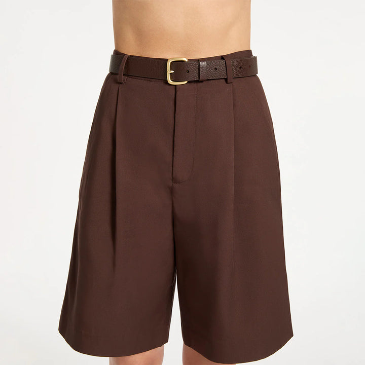 Status Anxiety Ease Up Belt - Choc/Gold