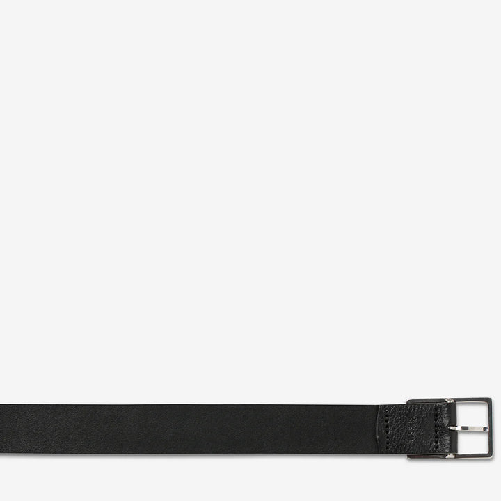 Status Anxiety Getting Real Belt-Black/Silver