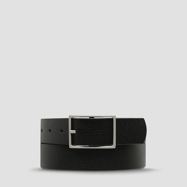 Status Anxiety Getting Real Belt-Black/Silver