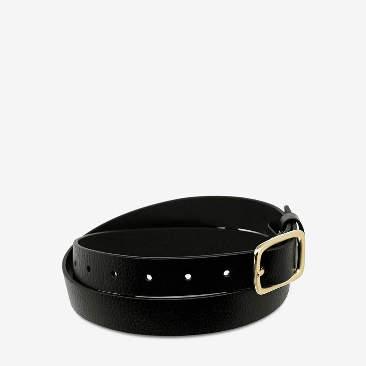 Status Anxiety Nobody's Fault Belt - Black/Gold