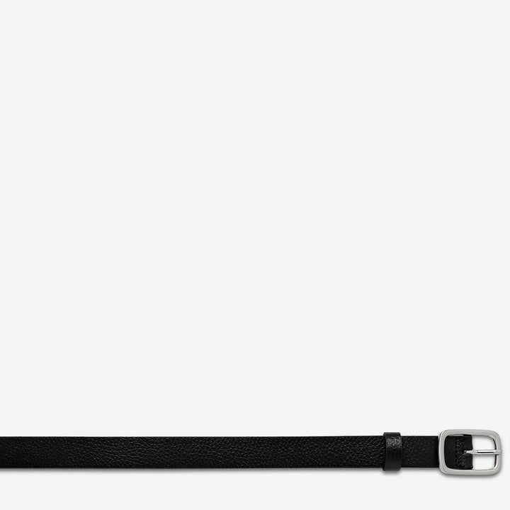 Status Anxiety Nobody's Fault Belt - Black/Silver