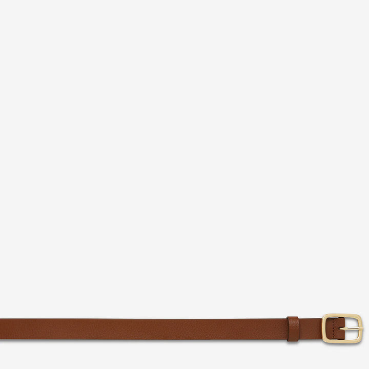 Status Anxiety Nobody's Fault Belt - Tan/Gold