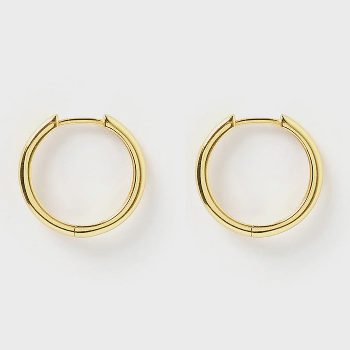 Arms Of Eve Scarlet Gold Hoop Earrings