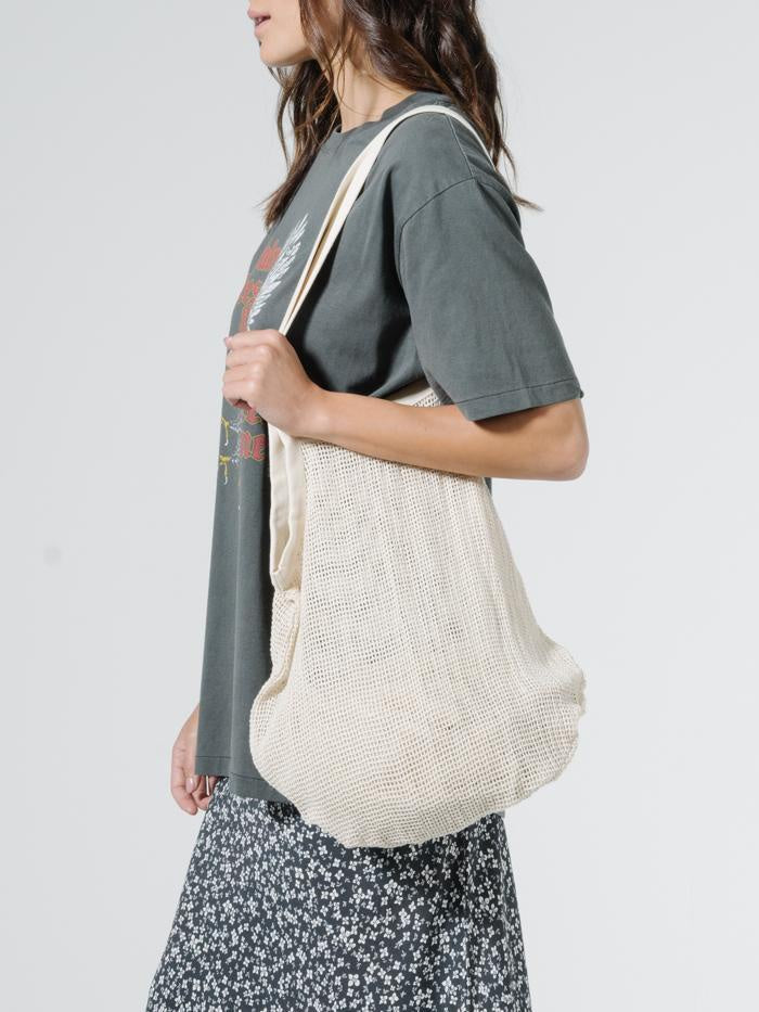 Mesh Slouch Bag - Unbleached