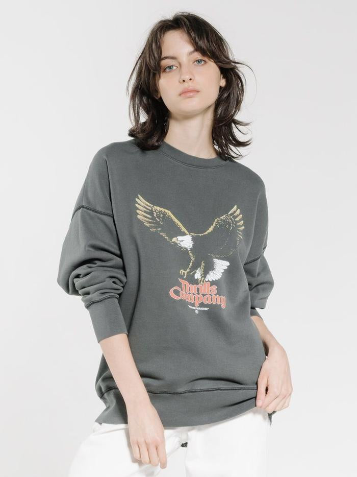 Rapture Slouch Crew- Merch Black