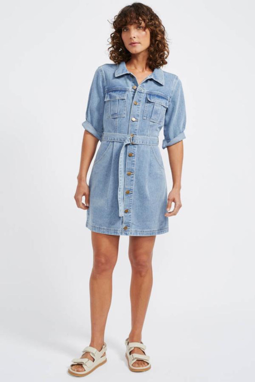 Parker Denim Mini Dress- Vintage Indigo