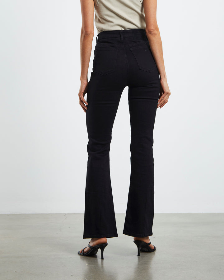 Neuw Denim Debbie Bootcut Jean - Perfect Black - Organic Jet Black