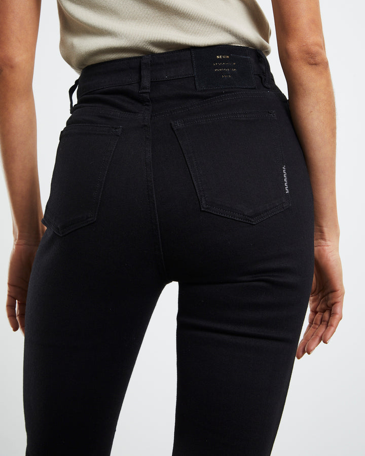 Neuw Denim Debbie Bootcut Jean - Perfect Black - Organic Jet Black