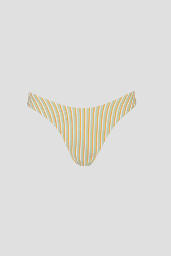 Rhythm Sunbather Stripe Hi Cut Pant - Green