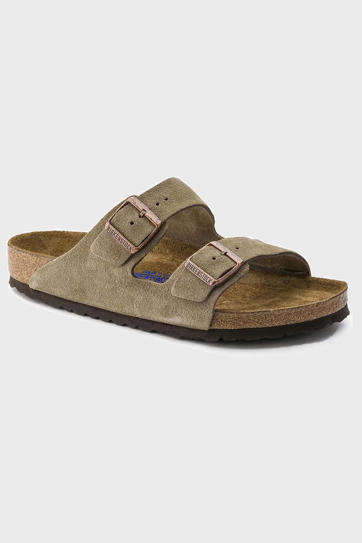 Birkenstock Arizona SFB Taupe Suede Leather Narrow