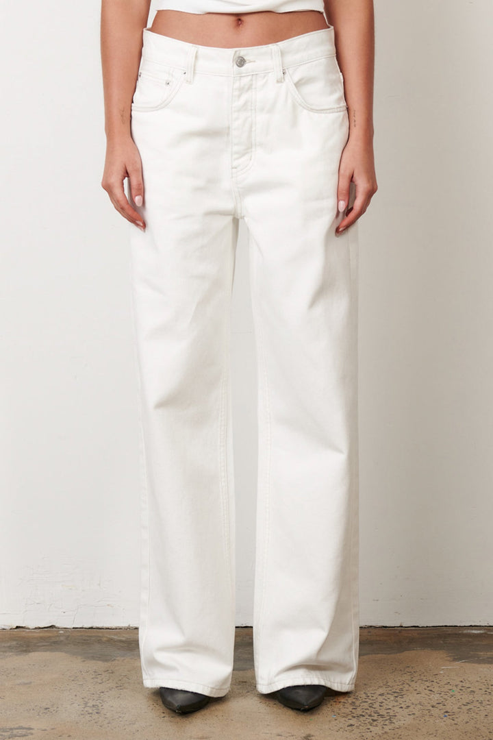 Bayse Perry Denim Jean - Geisha White