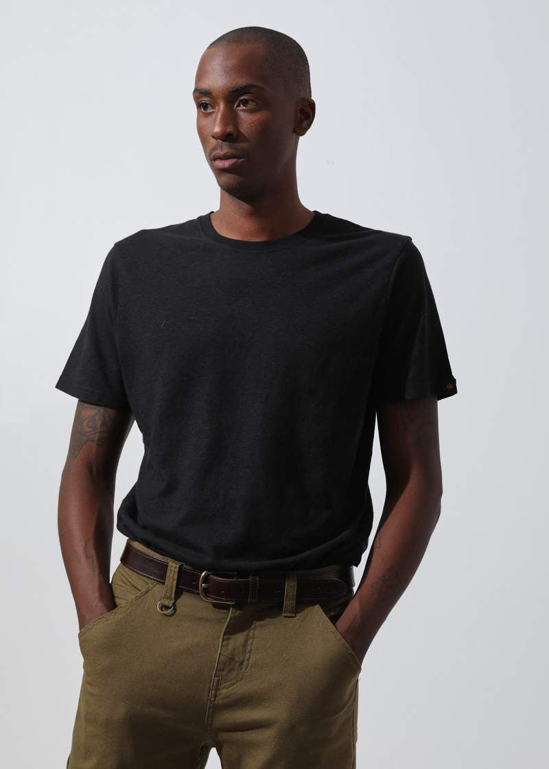 Classic Hemp Standard Fit Tee - Black