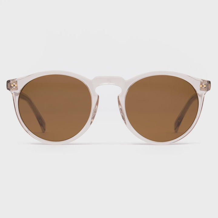 Otis Omar Sunglasses - Eco Crystal Sand/Brown
