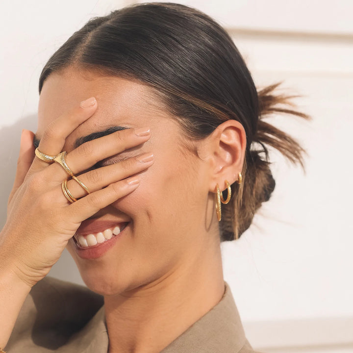 Arms Of Eve Arabella Gold Hoop Earring