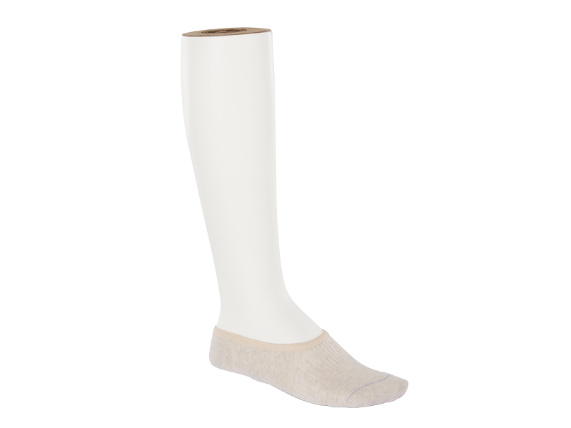 Birkenstock Cotton Sole Invisible - Beige