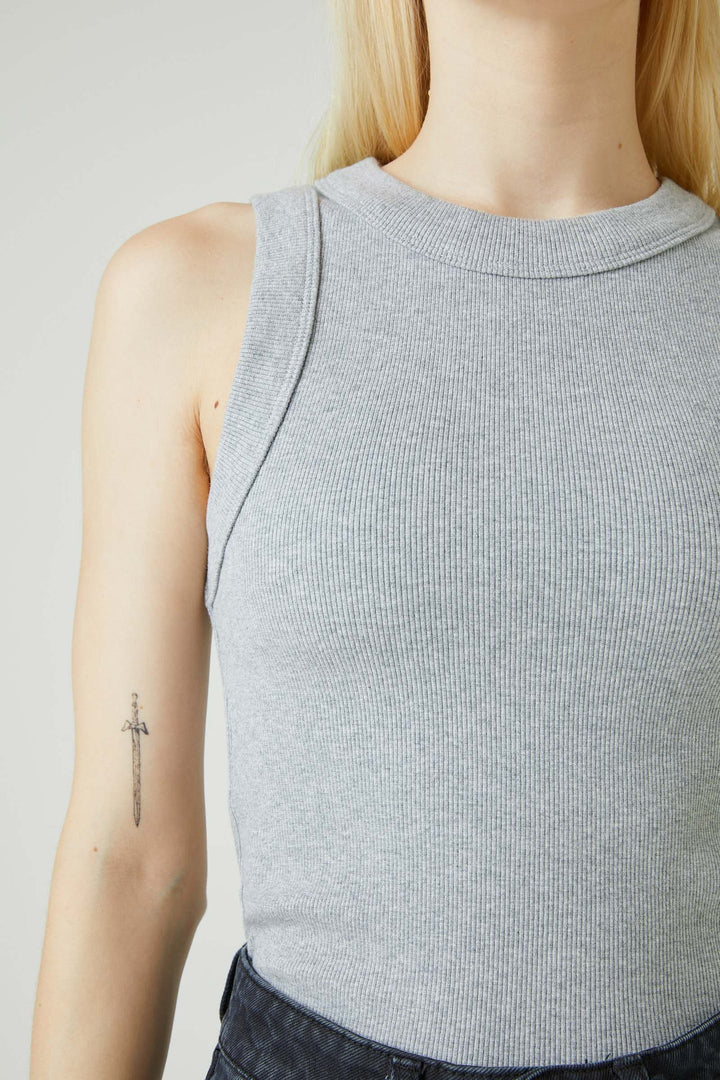Neuw Denim Jonesy Singlet - Grey Marle