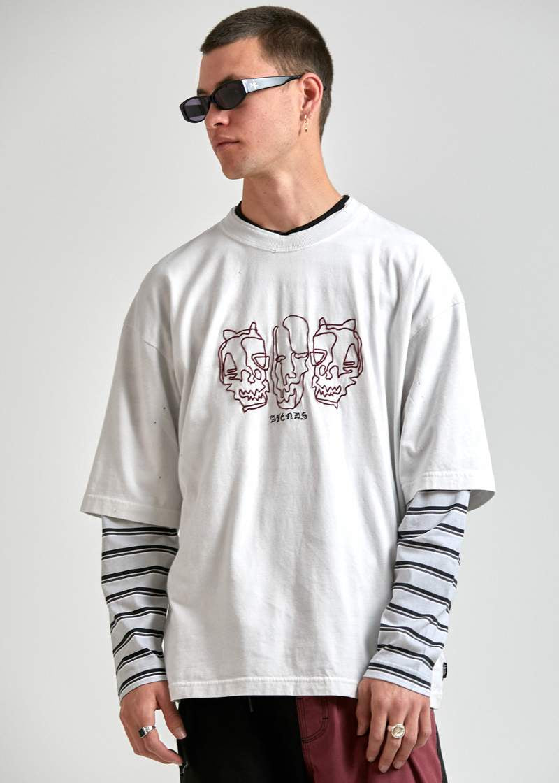 Richmond Oversized Tee- Blanc