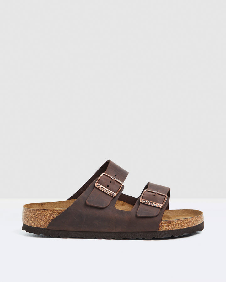 Birkenstock Arizona Habana Oiled Leather Narrow