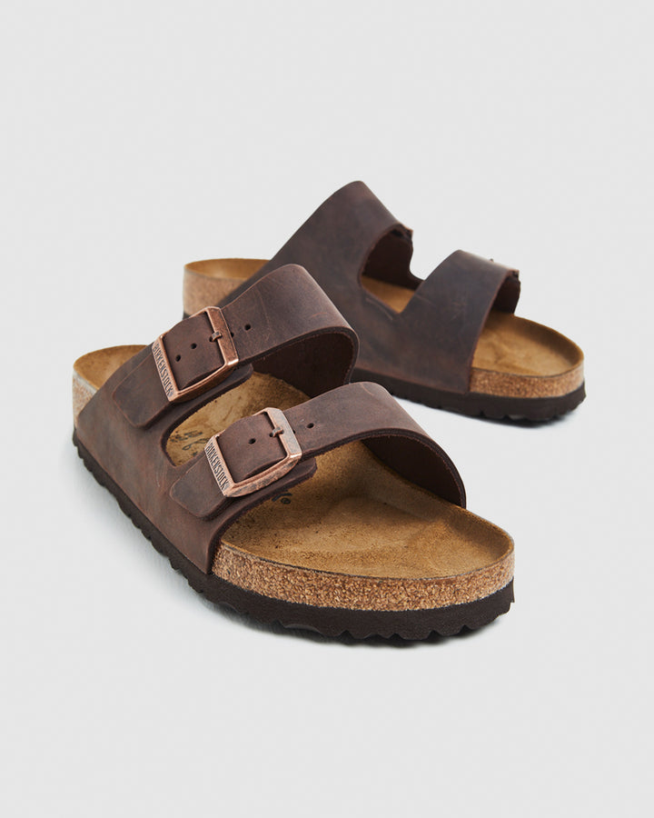 Birkenstock Arizona Habana Oiled Leather Narrow