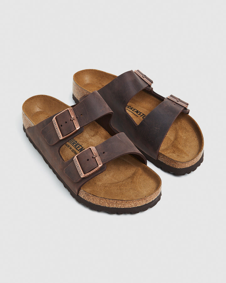 Birkenstock Arizona Habana Oiled Leather Regular