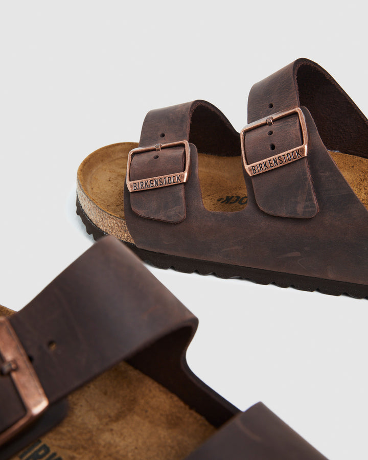 Birkenstock Arizona Habana Oiled Leather Narrow