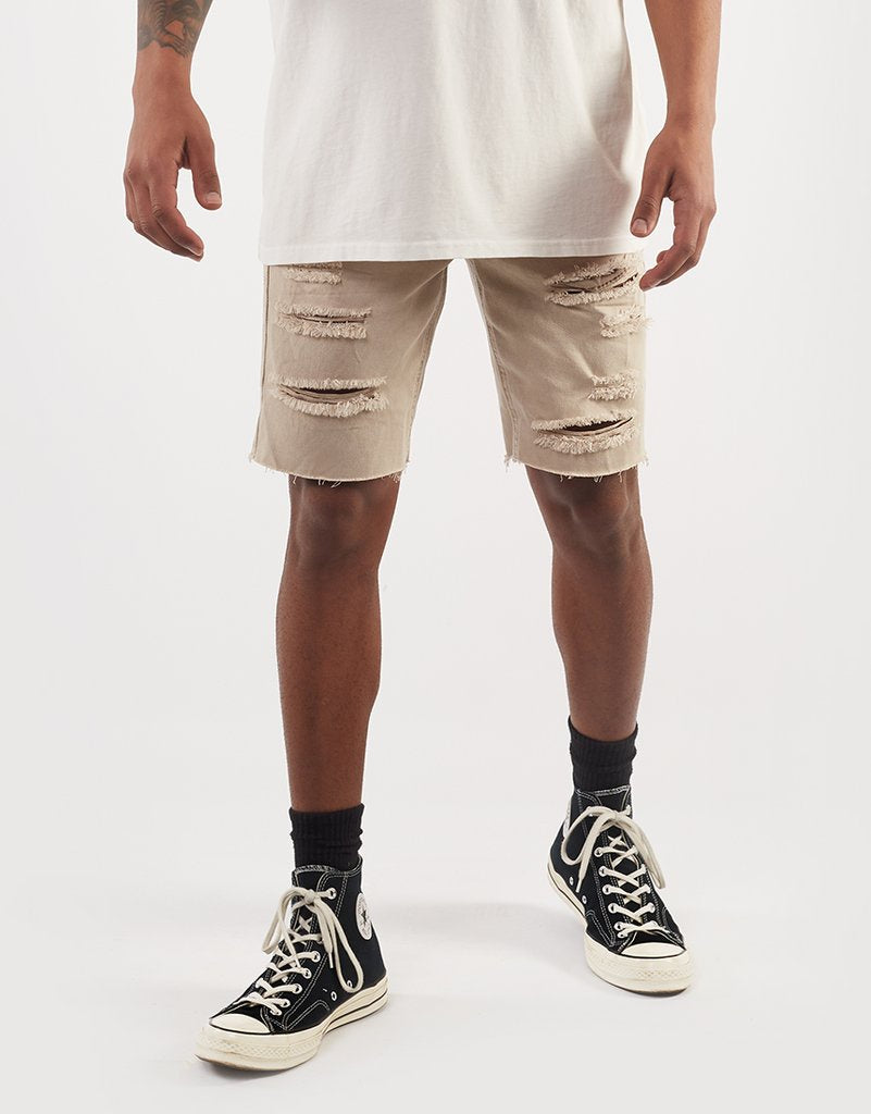 Ramble Ripped Short - Oat