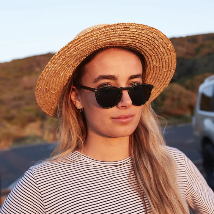 Otis Omar Sunglasses - Matte Black/Grey