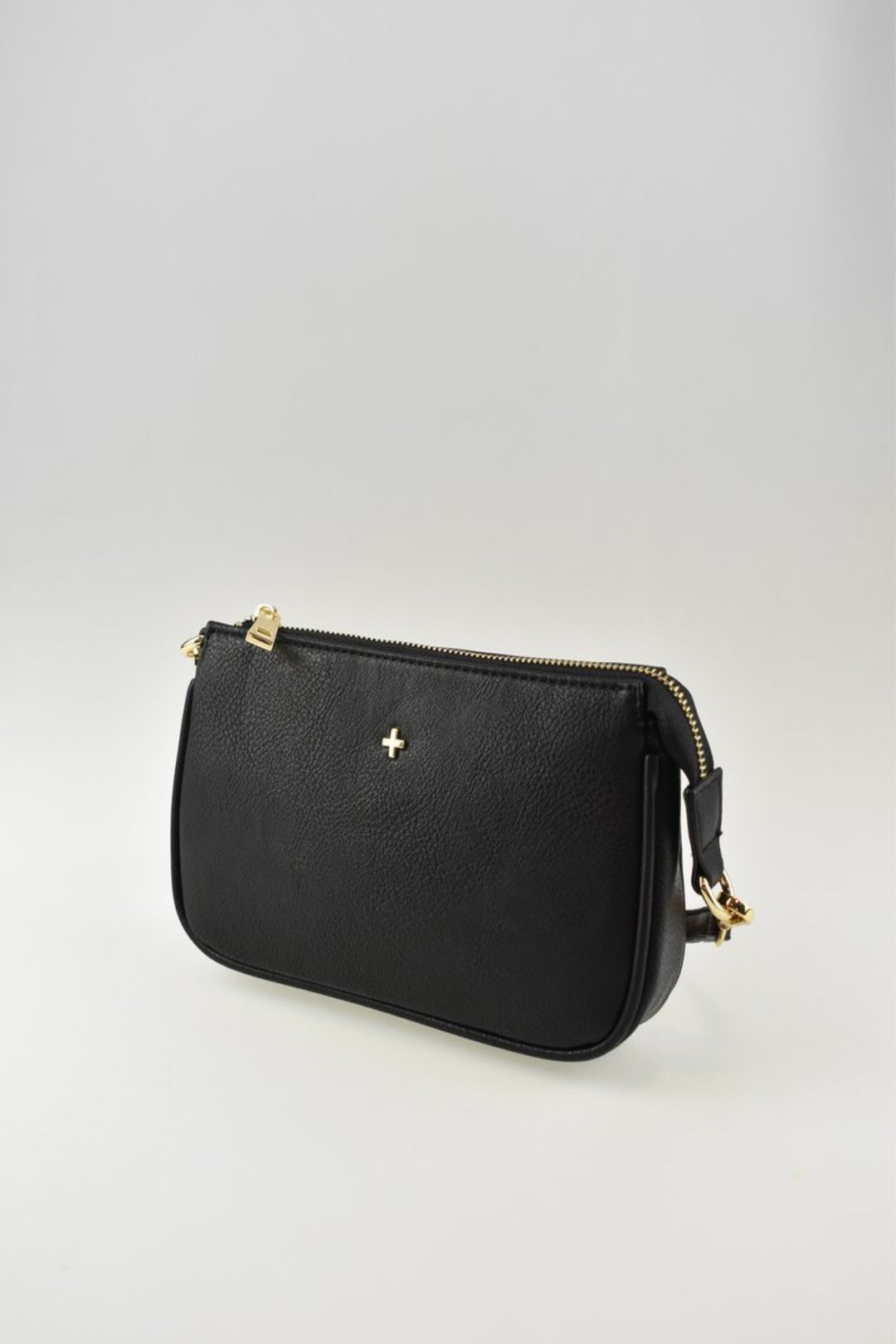 Reign Mini Shoulder Bag- Black Pebble