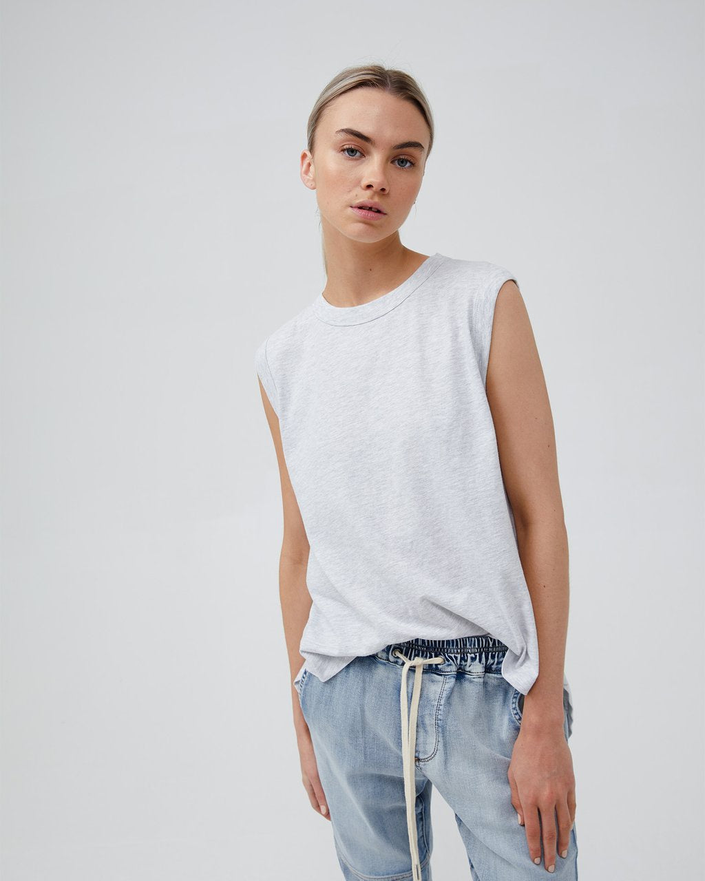Celeste Tank - Grey Marle