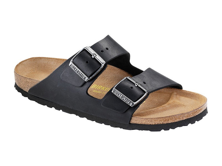 Birkenstock Arizona Black Oiled Leather Narrow