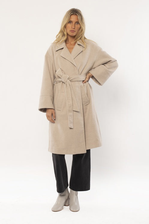 Asher Woven Jacket - Mushroom