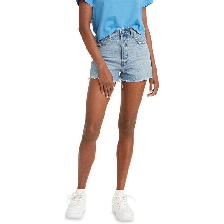 Levi's Ribcage Denim Short - Bernal Frost