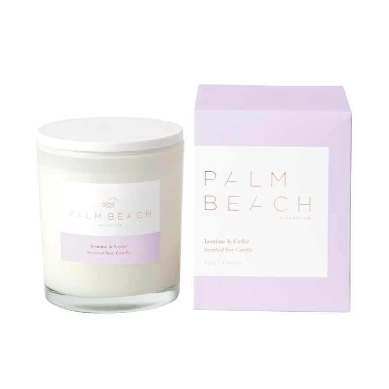 Palm Beach Collection 420g Standard Candle - Jasmine & Cedar