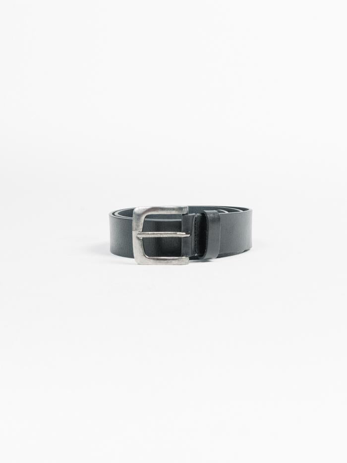 Thrills Wide Leather Belt - Black
