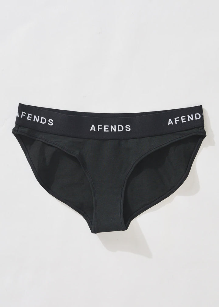 Molly Hemp Elastic Waistband Brief 3pk - Black