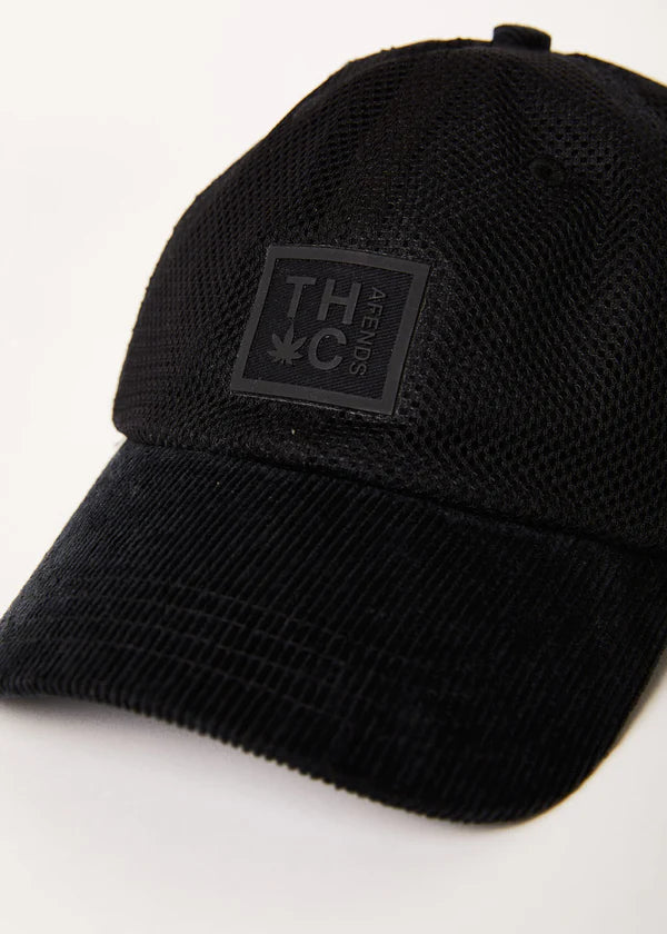 Asta Hemp 6 Panel Cap - Black