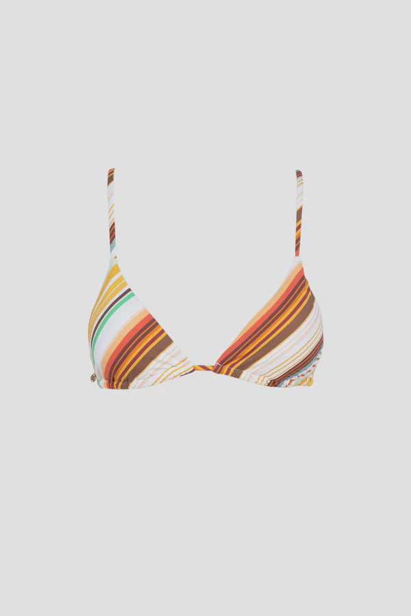 Rhythm Viva Stripe Slide Tri Top - Natural