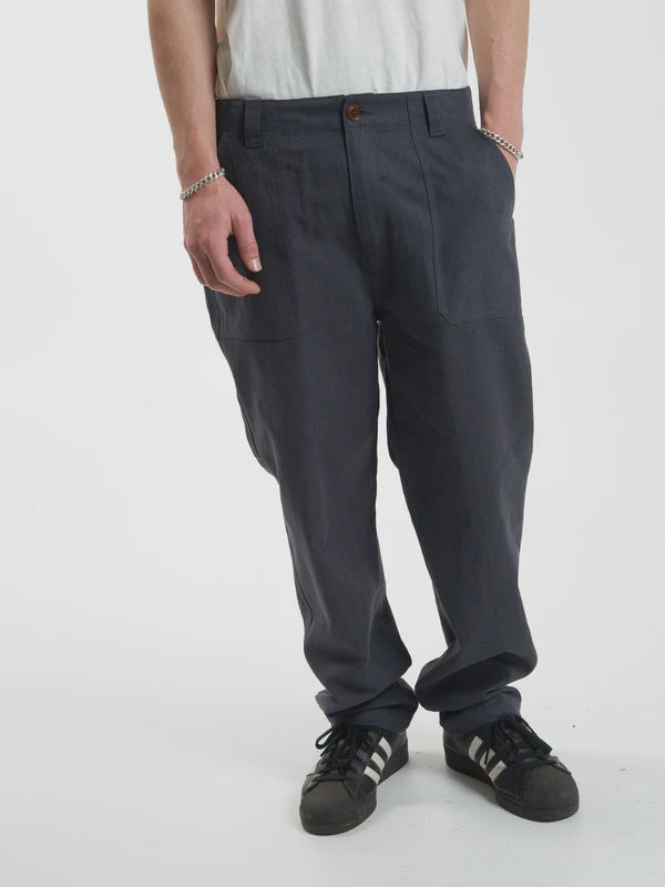 Thrills Hemp Thrills Slacker Utility Pant- Slate