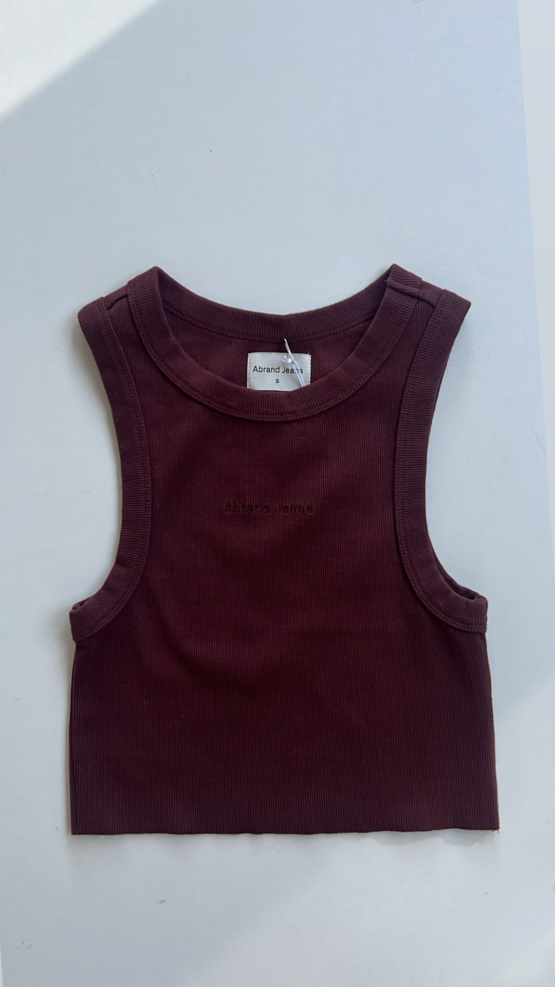 Abrand A Heather Singlet- Coffee