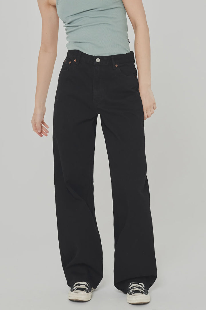 Donna Baggy Jeans - Black