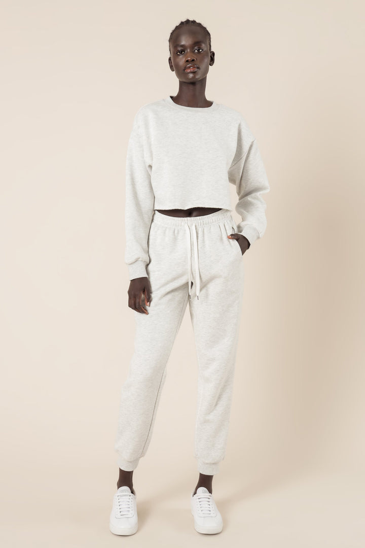 Nude Lucy Carter Classic Trackpant - Snow Marle