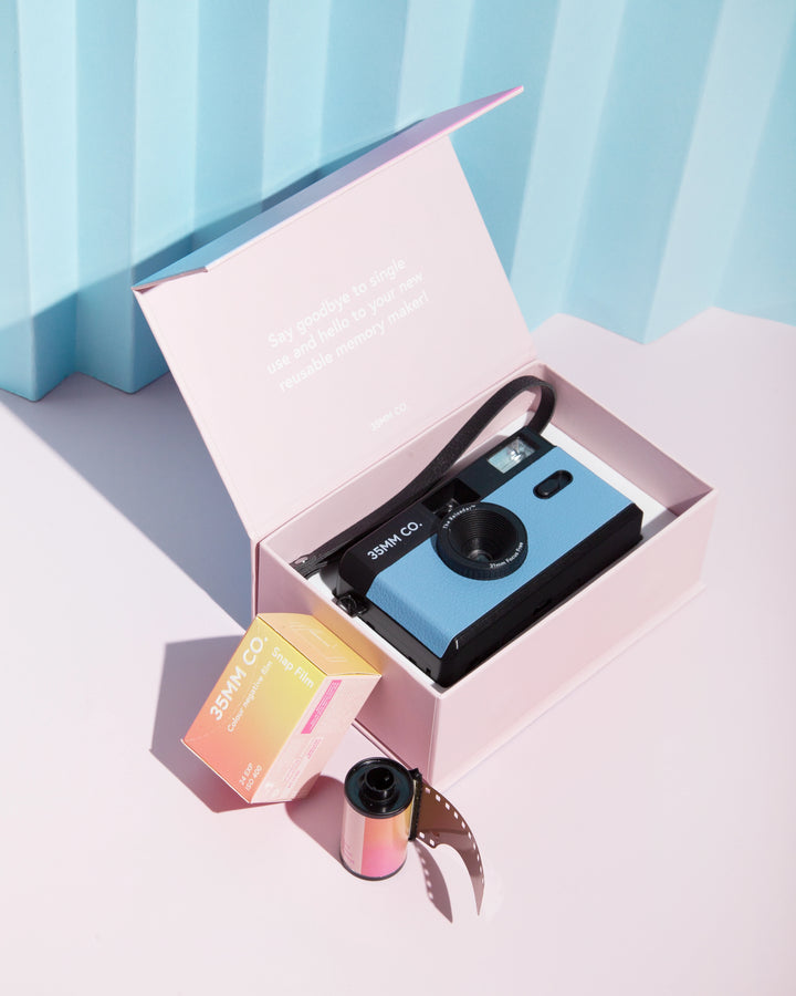 The Reloader - Reusable Film Camera - Pastel Blue