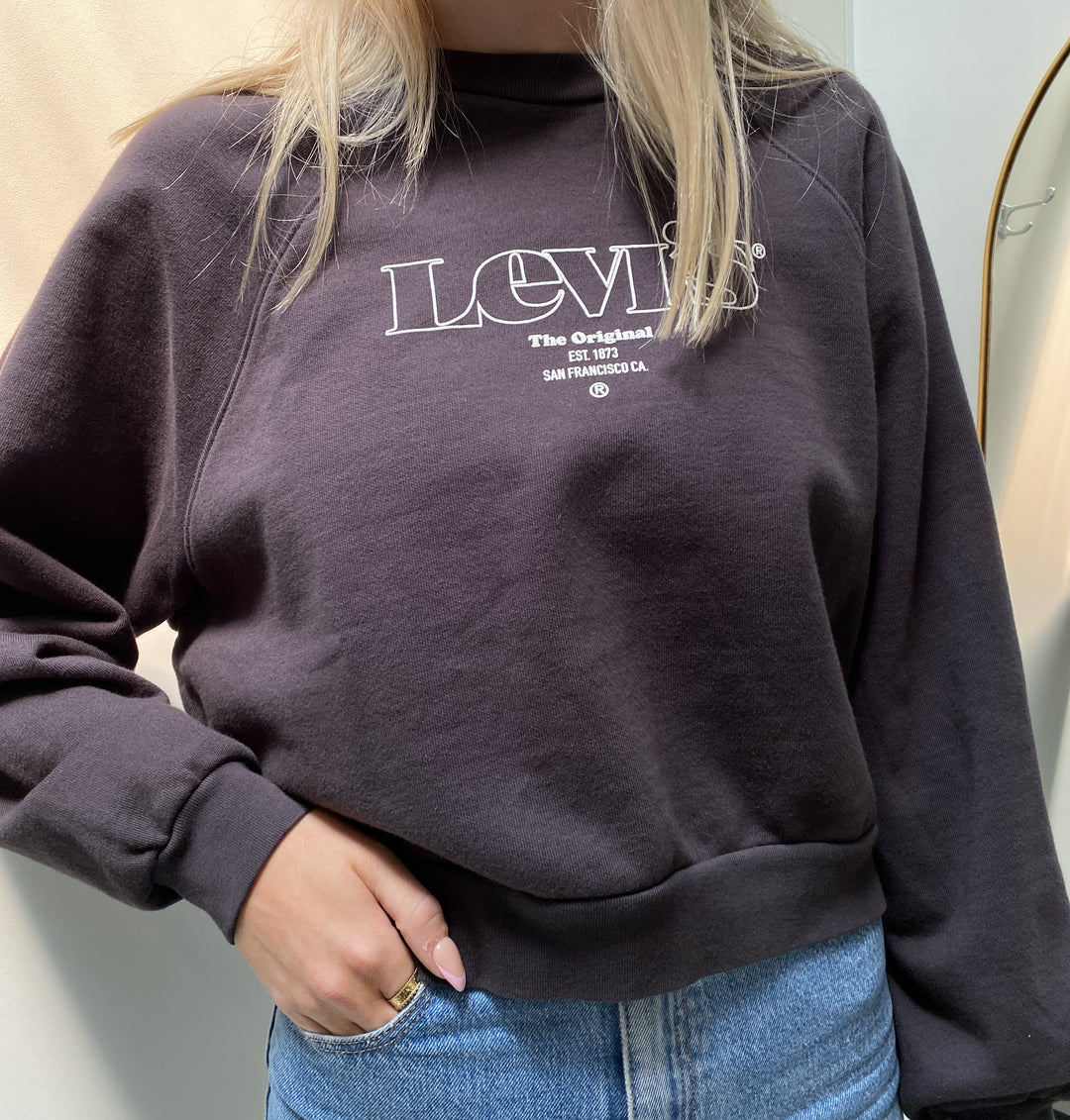 Vintage Raglan Crew GD Obsidian Premium