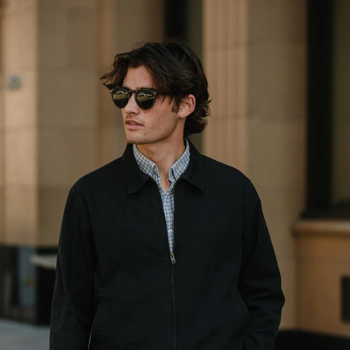 Otis Omar Sunglasses - Matte Black/Grey