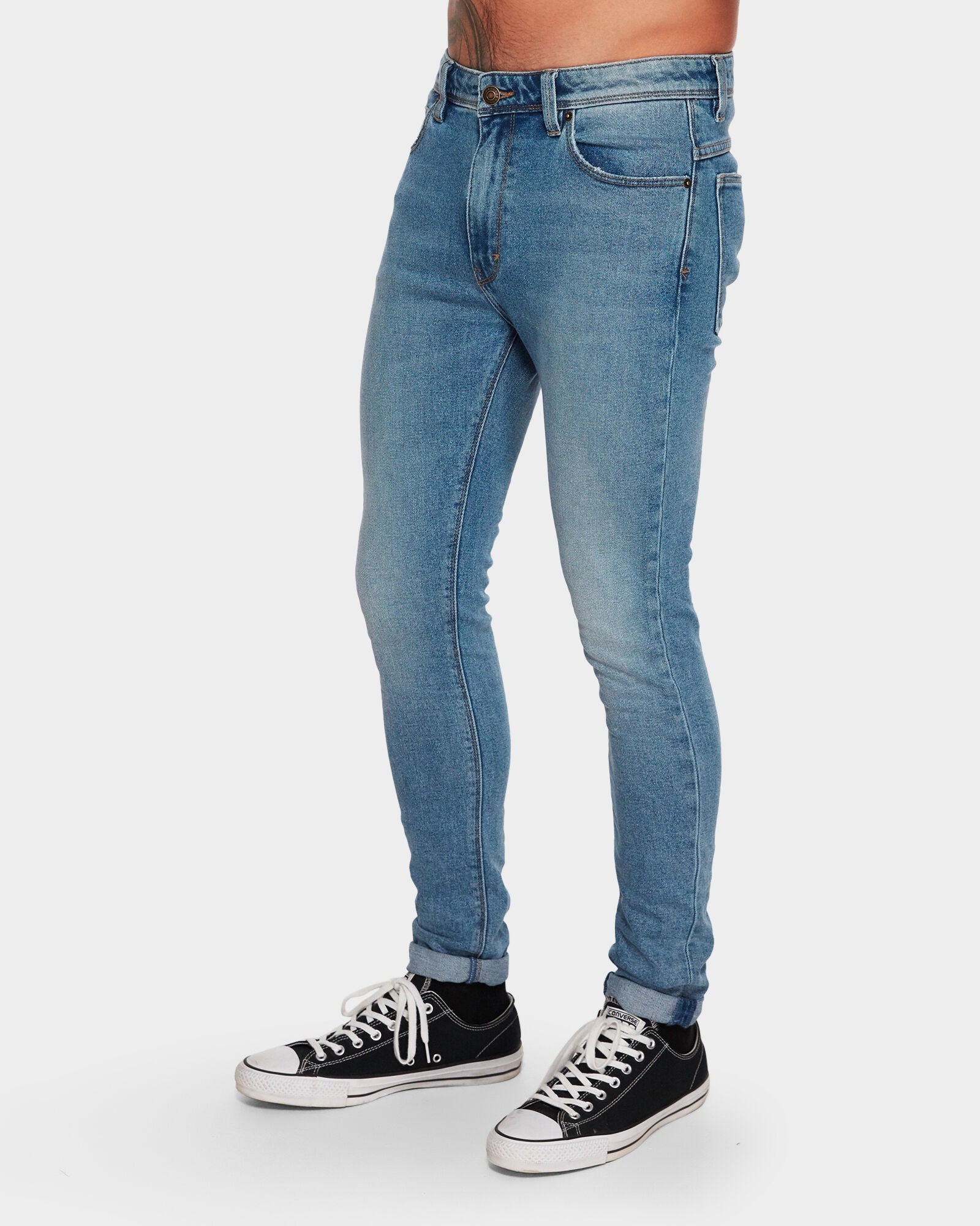 Abrand 00 Kick Skinny Jean Prue Blue/Grey main image 1