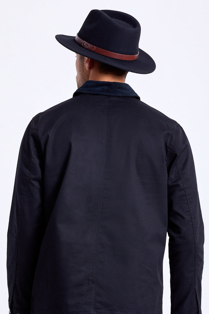 Brixton Messer Felt Fedora - Black