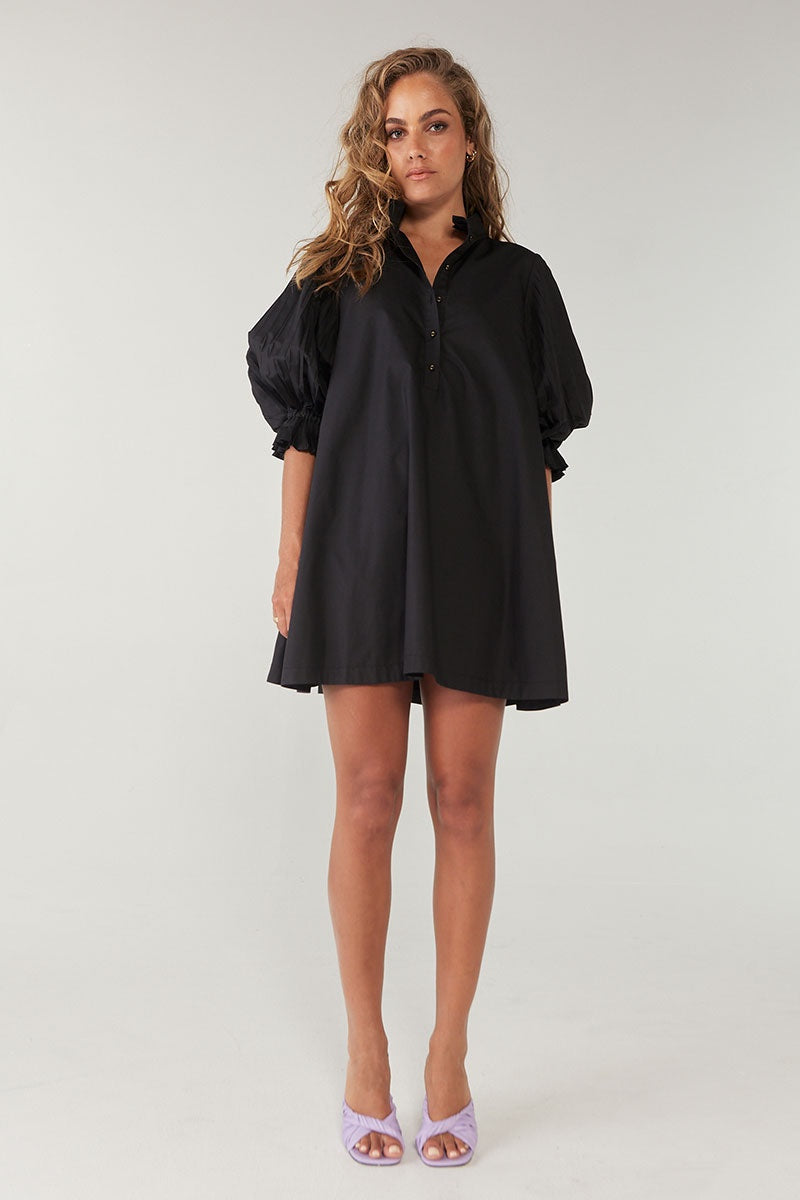 Focus Pleat Smock Dress