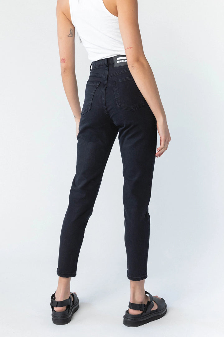 Dr Denim Nora Jeans - Washed Black Stretch