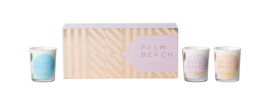 Palm Beach Trio Mini Candle Pack - Christmas 2021